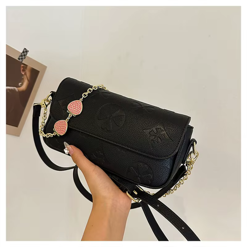 Sac à main imprimé haut de gamme 2024, nouveau sac pour femme, sac bandoulière polyvalent, sac à main tendance et à la mode