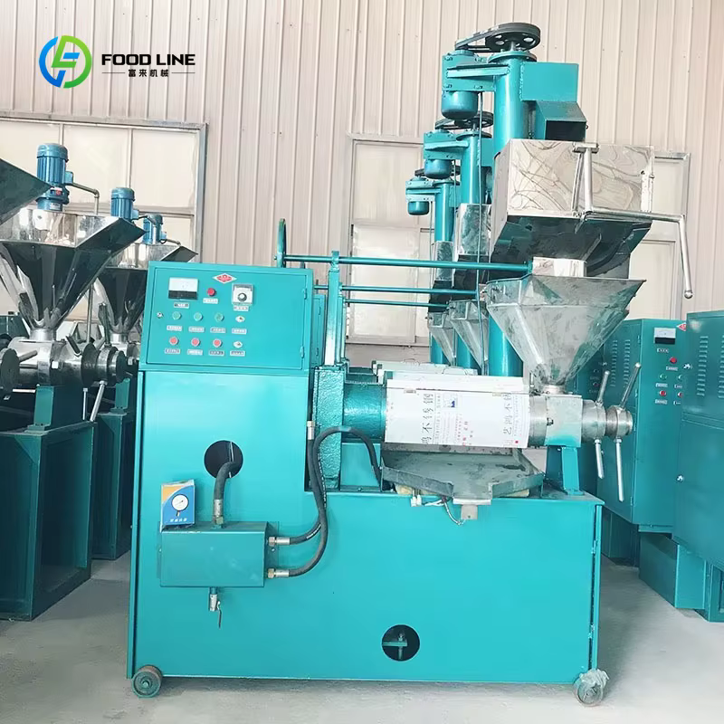 Presse à huile industrielle 200 kg/h haute capacité, à vis, pour pressage à froid et à chaud, avec système de filtration automatique, personnalisable