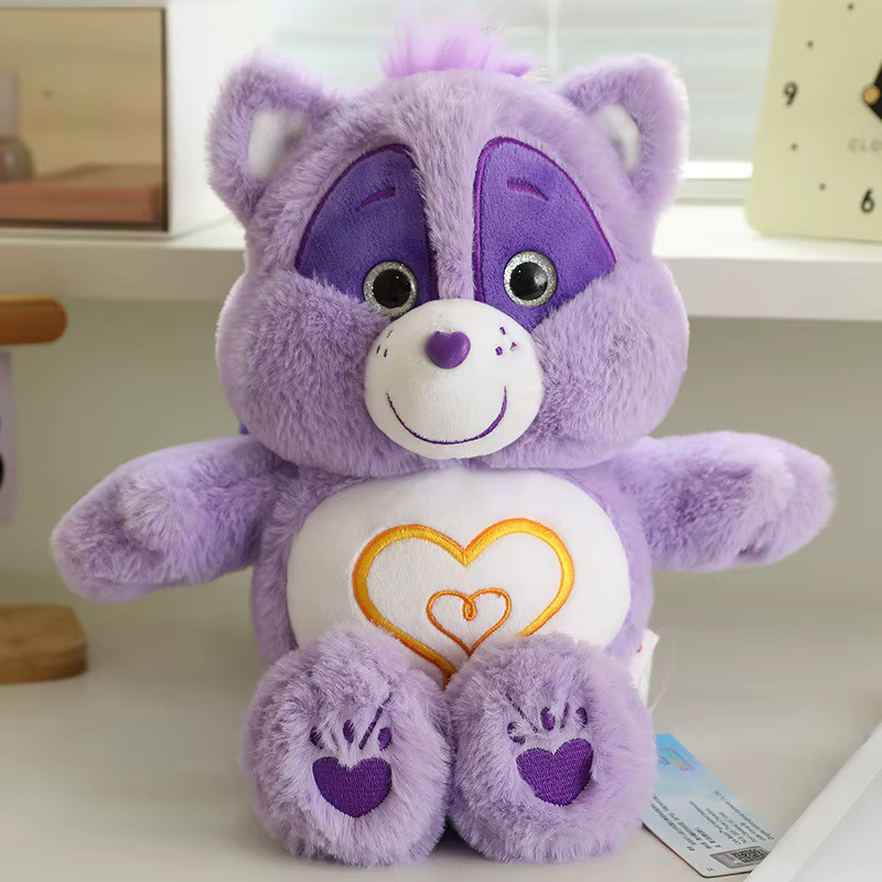 Peluches douces et moelleuses de 33 cm, animaux de la forêt, Care Bears authentiques, de haute qualité, cadeaux de remise de diplôme, de Noël et d'anniversaire
