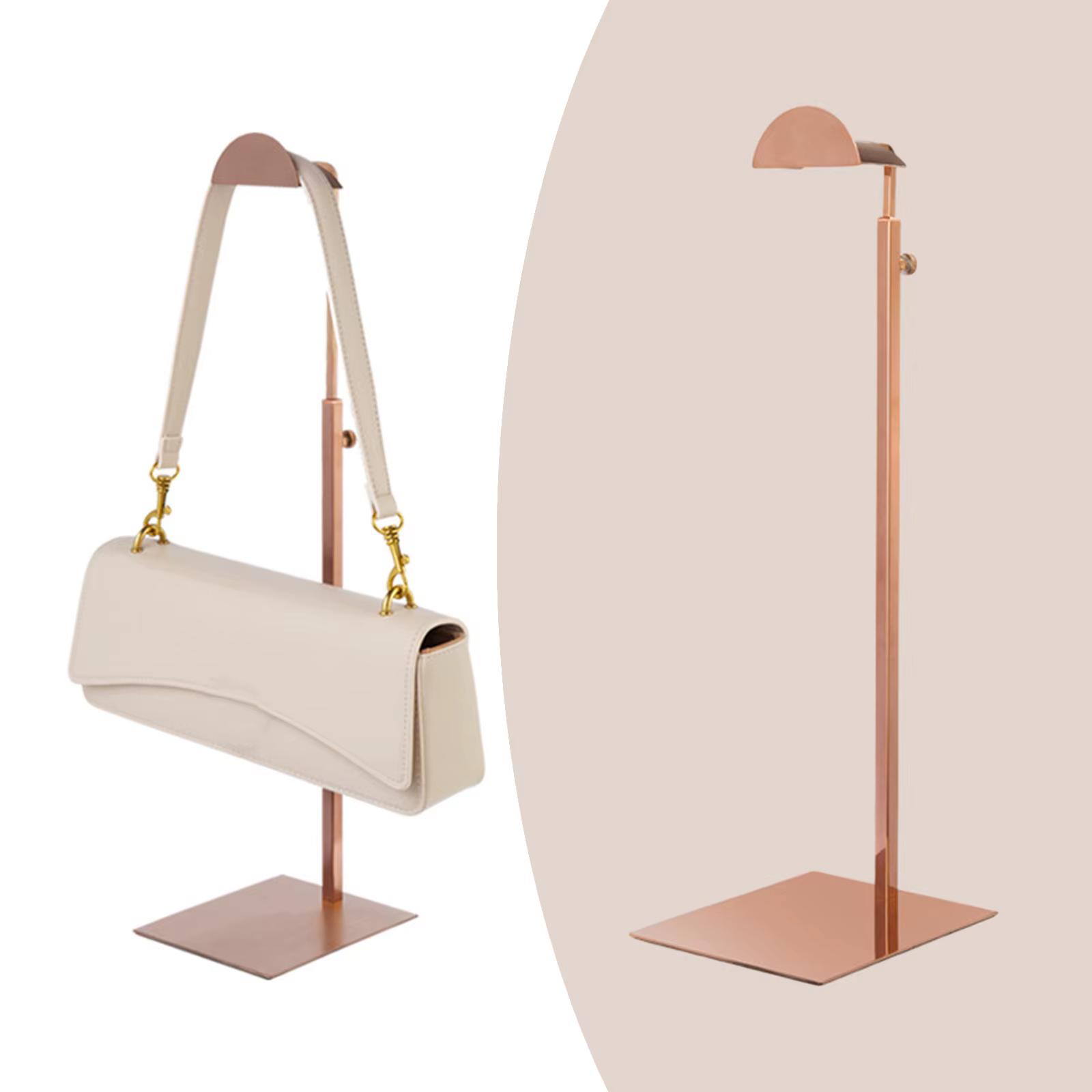 Présentoir de sac à main réglable, sac suspendu, étagère de sac à main, présentoir de sacs à main, support organisateur, support de rangement