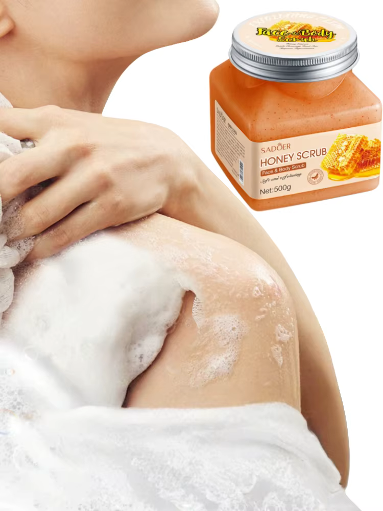 Gommage exfoliant et nettoyant au miel 500g