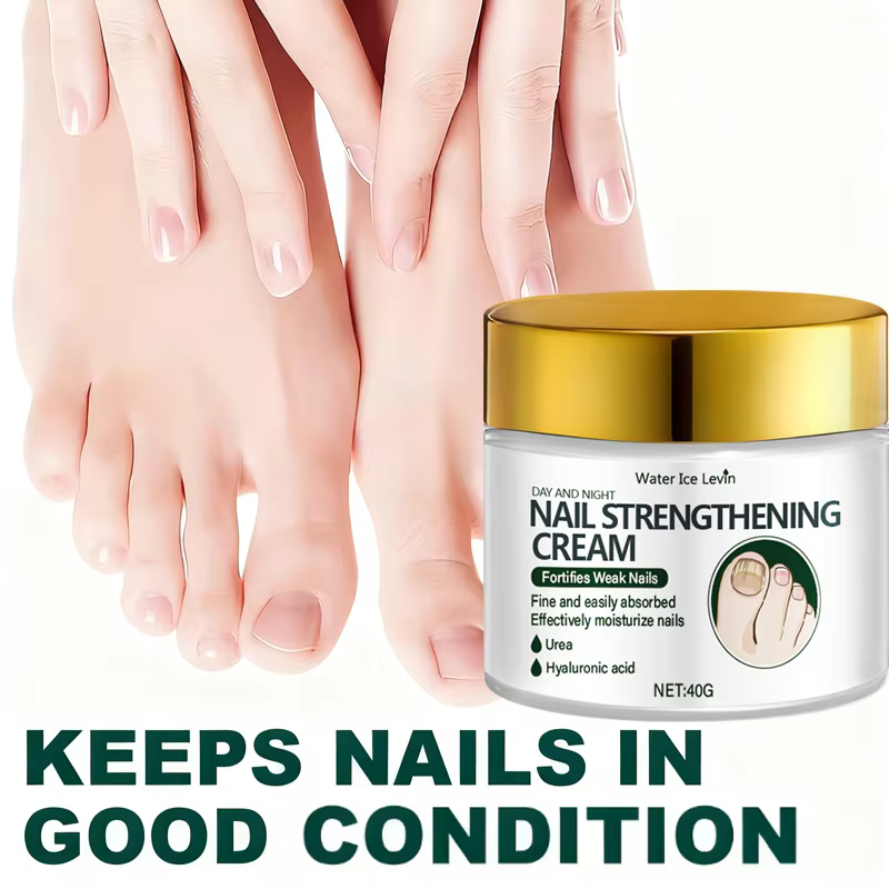 Crème fortifiant les ongles jour et nuit à l'acide hyaluronique et à l'urée – Hydrate efficacement