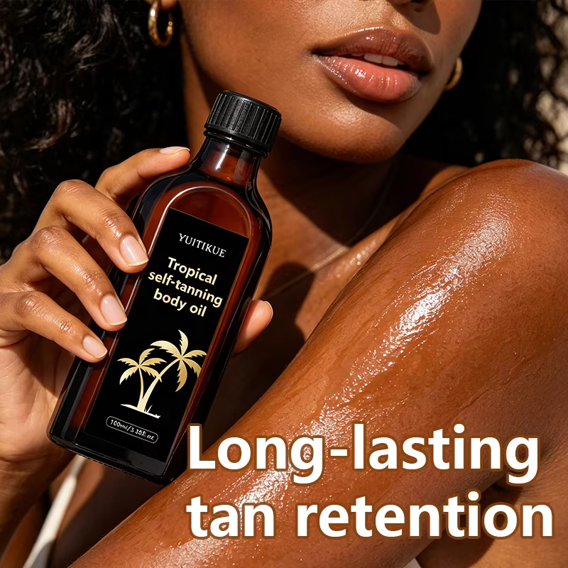 Huile Corporelle Auto-Bronzante Tropicale 100ml – Sans Soleil