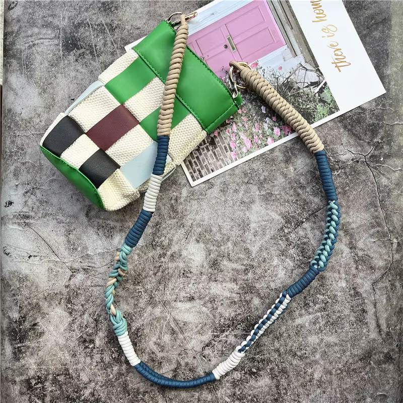 Sangle de sac cordon fait à la main pour téléphone portable bandoulière porte-clés pour sacs lanière Premium sacs à main accessoires corde