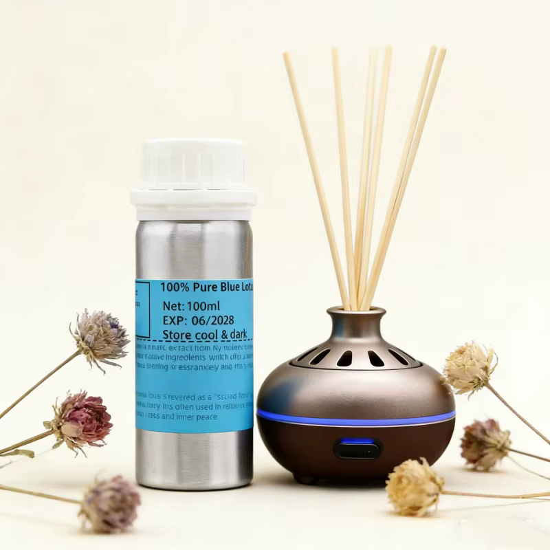 Huile de lotus bleu biologique de qualité supérieure - Grade premium pour les soins de la peau