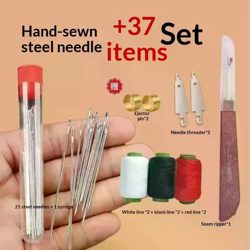 Kit d'outils de couture manuel multifonction complet pour la réparation de vêtements à domicile, les projets de bricolage et d'artisanat