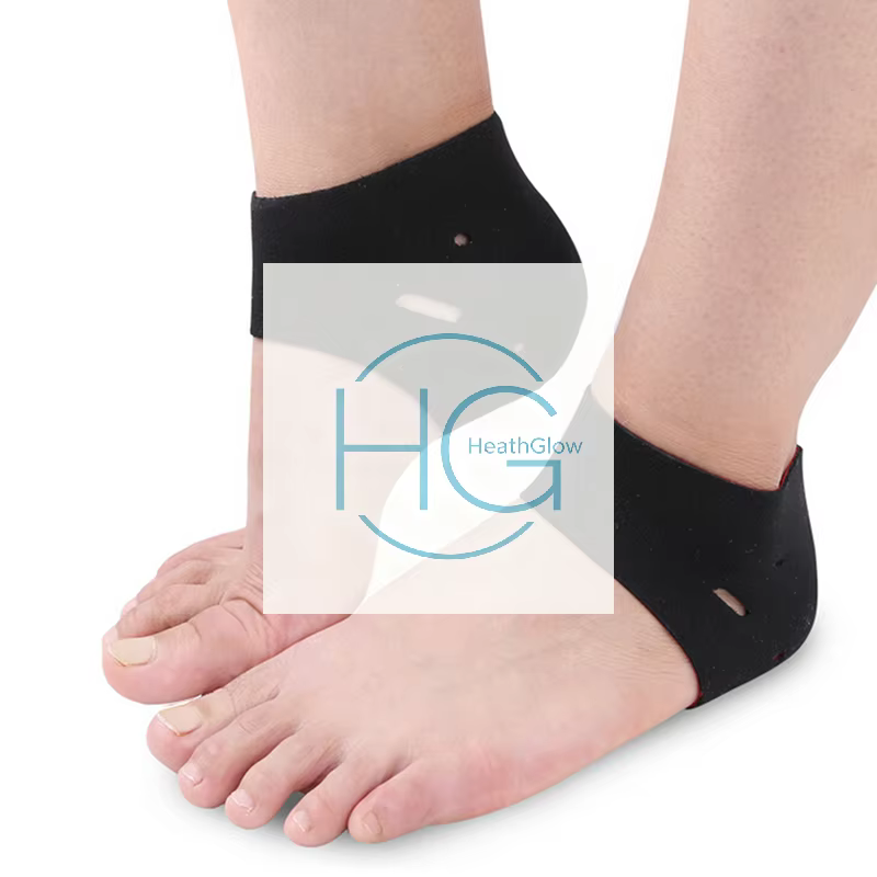 ^1 paire de chaussettes à talons hydratantes en tissu doux
