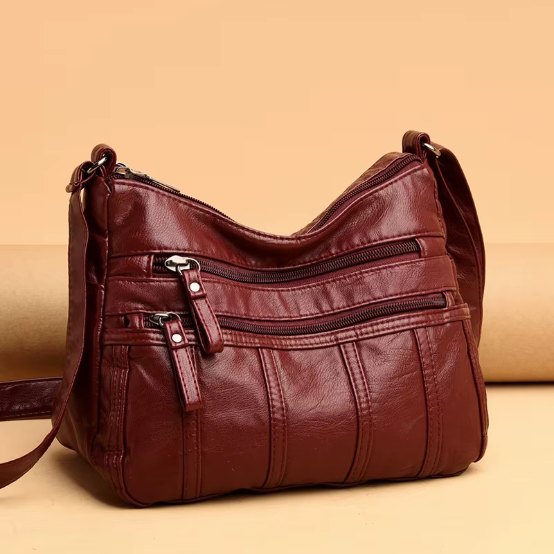 Sac bandoulière noir, sac de voyage avec bretelles réglables et compartiment zippé, sac à bandoulière adapté à Diffe