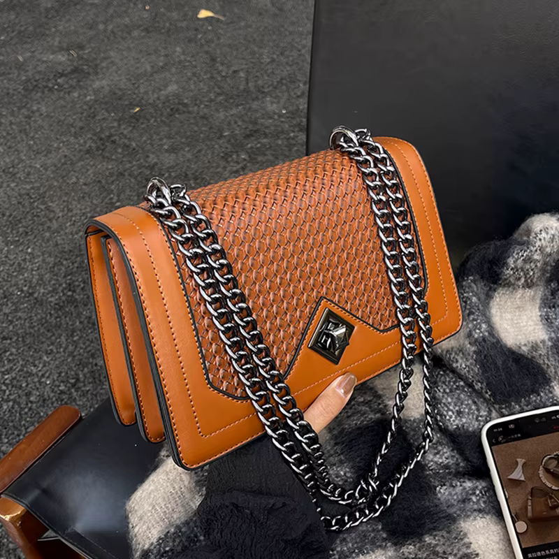Marque chaîne épaule aisselle sac à main concepteur copie sac de luxe de haute qualité en cuir PU dames sac à main petits sacs à bandoulière rabat