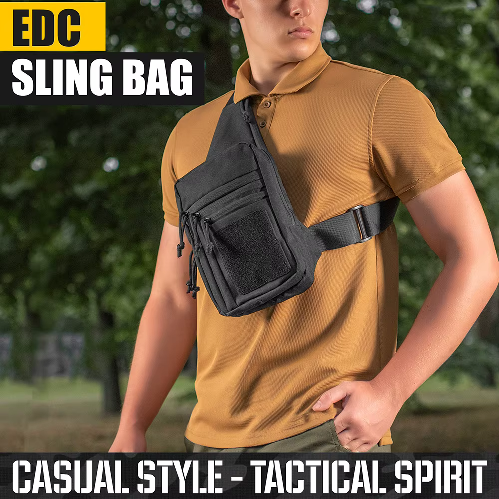 Sac de transport dissimulé pour pistolet, sangle d'épaule pour étui de pistolet, sac de poitrine pour la chasse gauche et droite en plein air