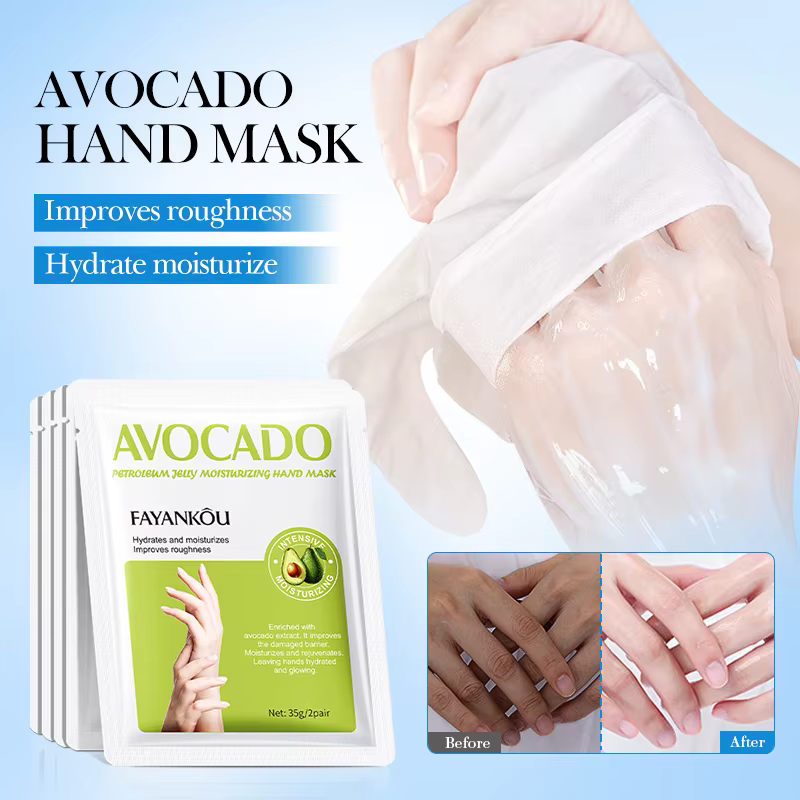 Masque hydratant pour les mains