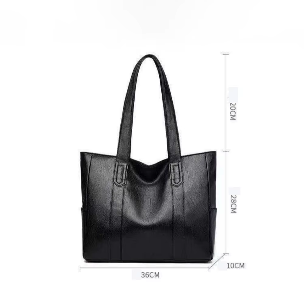 Sac fourre-tout en cuir pour femme, Rich an Wanita, Besar initié, Perempuan