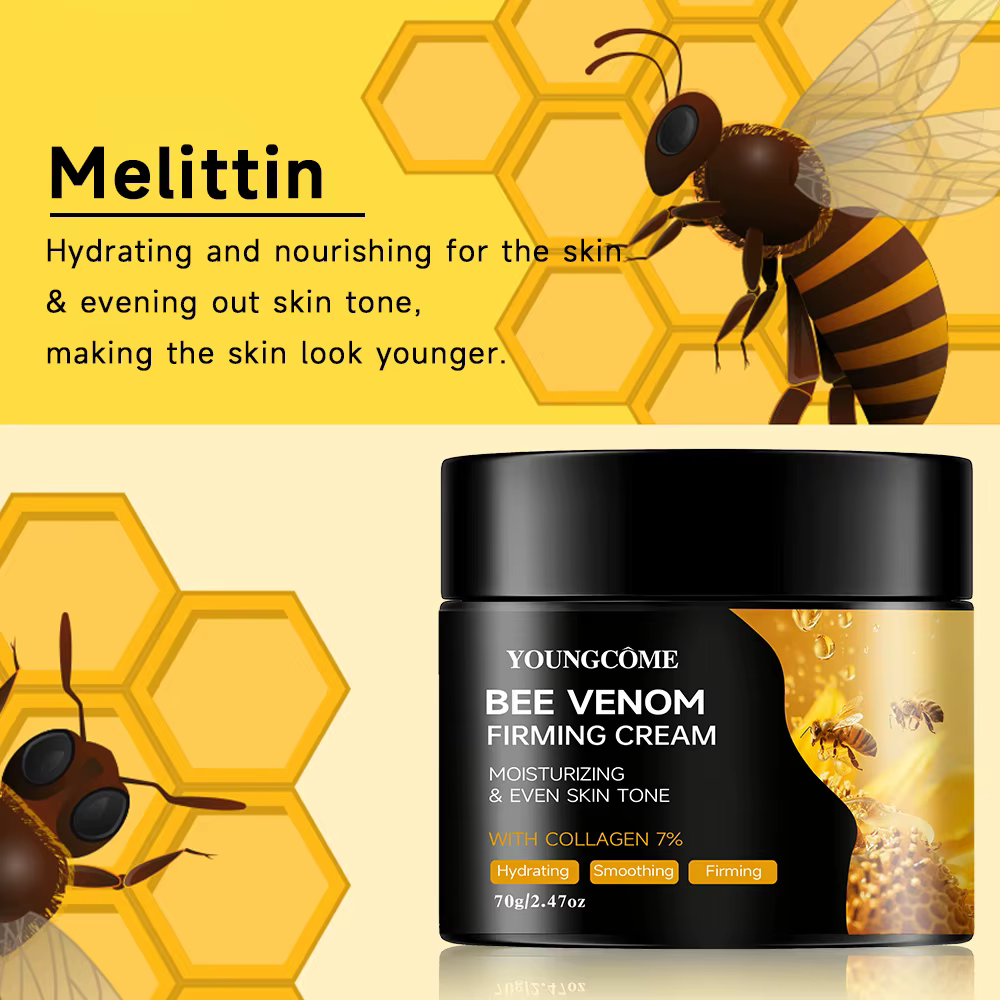 Crème Premium au Venin d'Abeille Visage et Cou – Boost de Collagène
