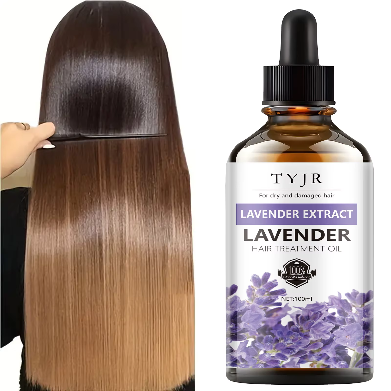 Huile essentielle de lavande pour soins de la peau