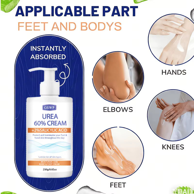 GSWP Crème hydratante pour les mains et les pieds à 60% d'urée