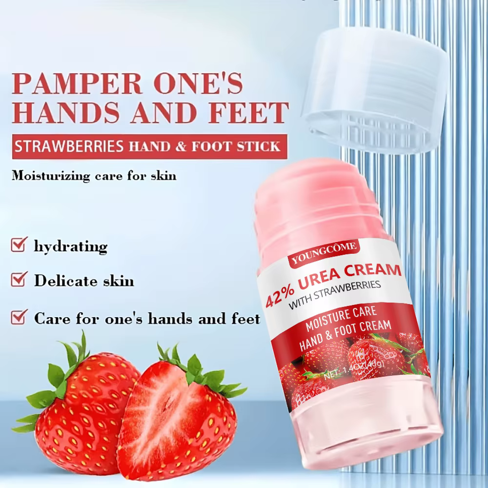 Crème contre l'urée, fraise