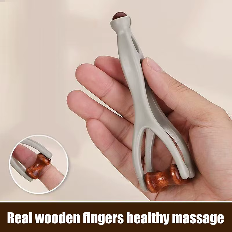 Rouleau de massage pour les articulations des doigts avec huile essentielle