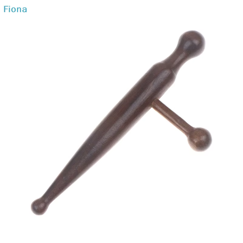 ☭ Stylo d'acupression en bois fait main