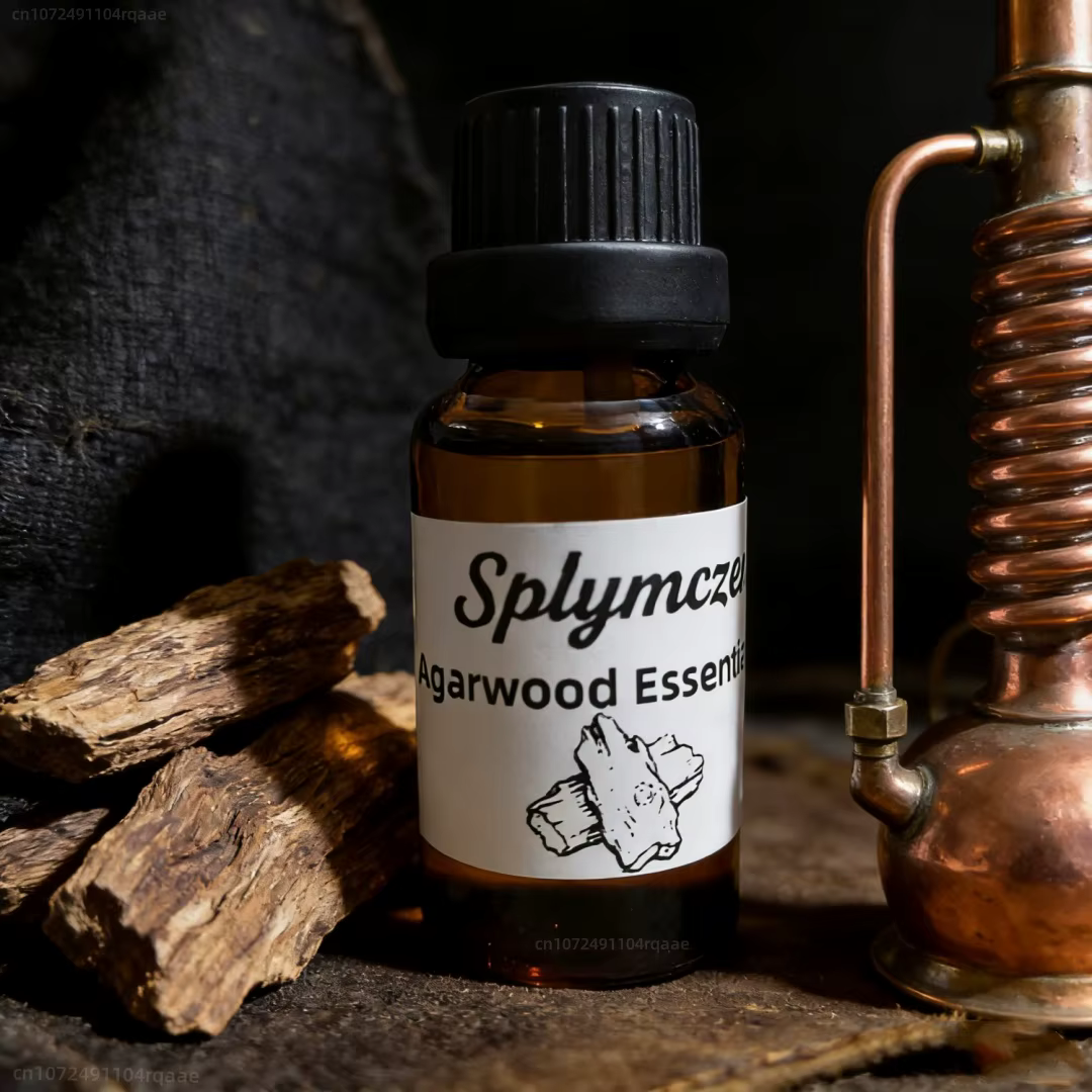 Huile d'Oud/Agarwood Premium - Huile de Kynam Naturelle pour Diffuseur, Aromathérapie, Méditation, Fabrication de Parfums de Luxe, Parfum d'Ambiance, Cadeau