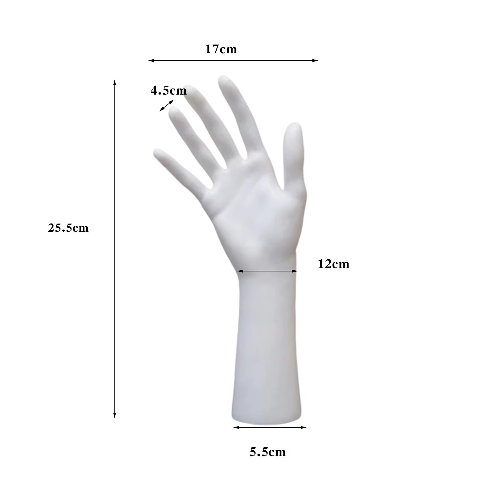 Mannequin main bijoux présentoir organisateur bras Long pour modèle de main