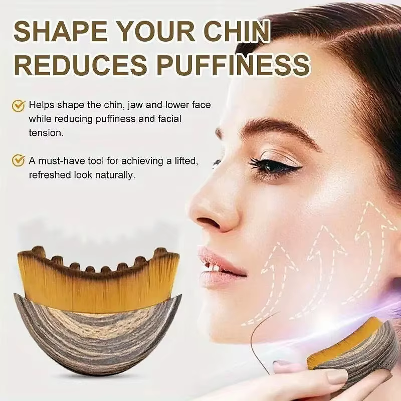 Brosse de drainage lymphatique multifonction pour le visage et le corps