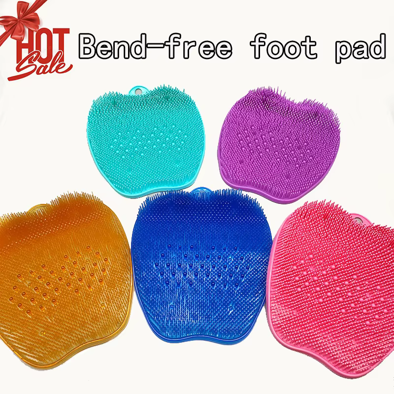 Tapis de douche exfoliant doux et sûr pour les pieds