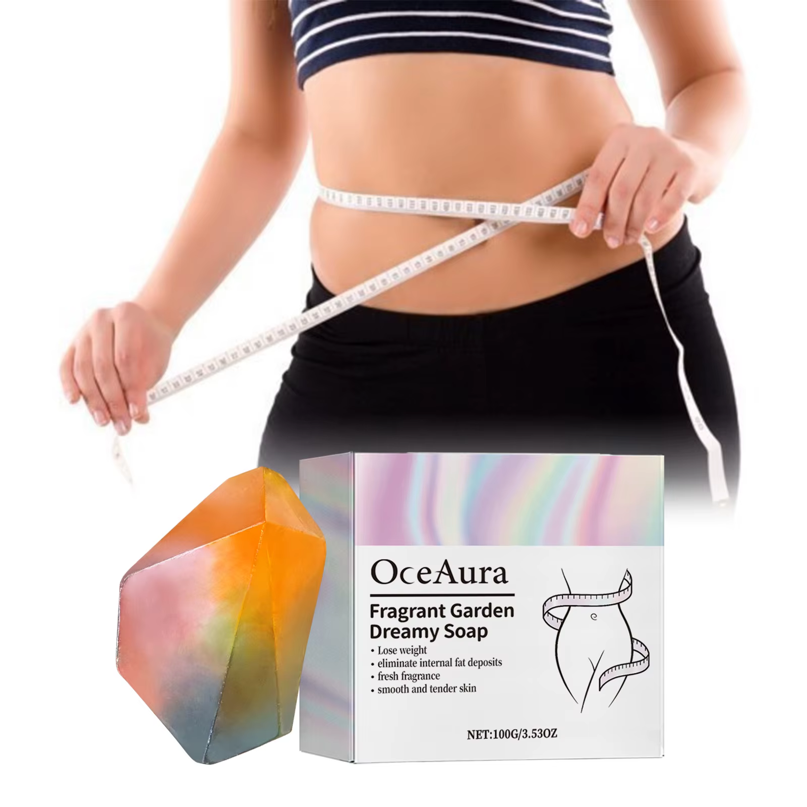 Savon OCEAURA Jardin Parfumé Rêveur Nettoyage en Profondeur et Élimination Efficace de la Saleté