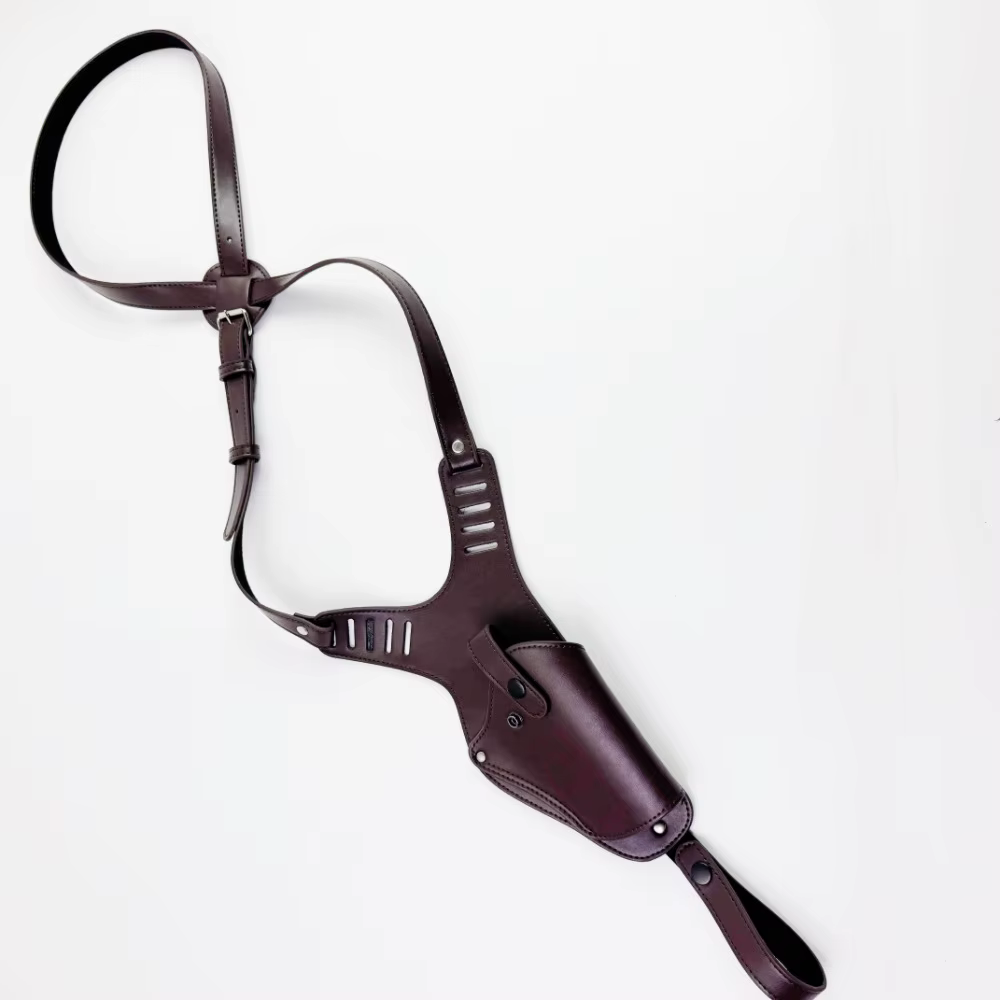 Étui tactique dissimulé pour la chasse sous les bras, pistolet en cuir PU pour le transport, pistolet général Compatible, Type réglable, épaule