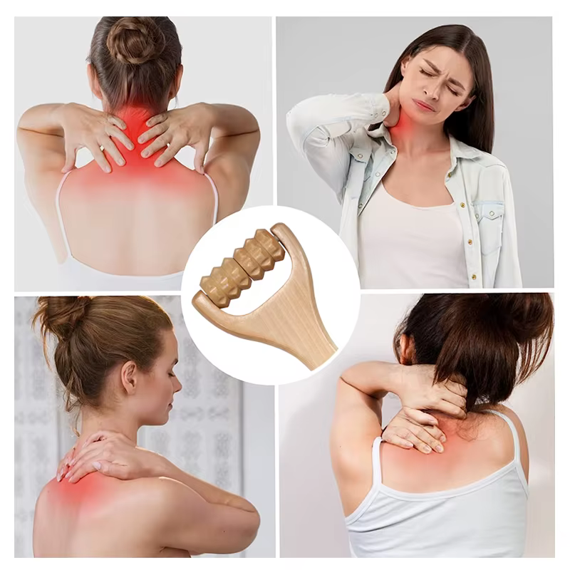 Rouleau de Massage en bois 1 pièce