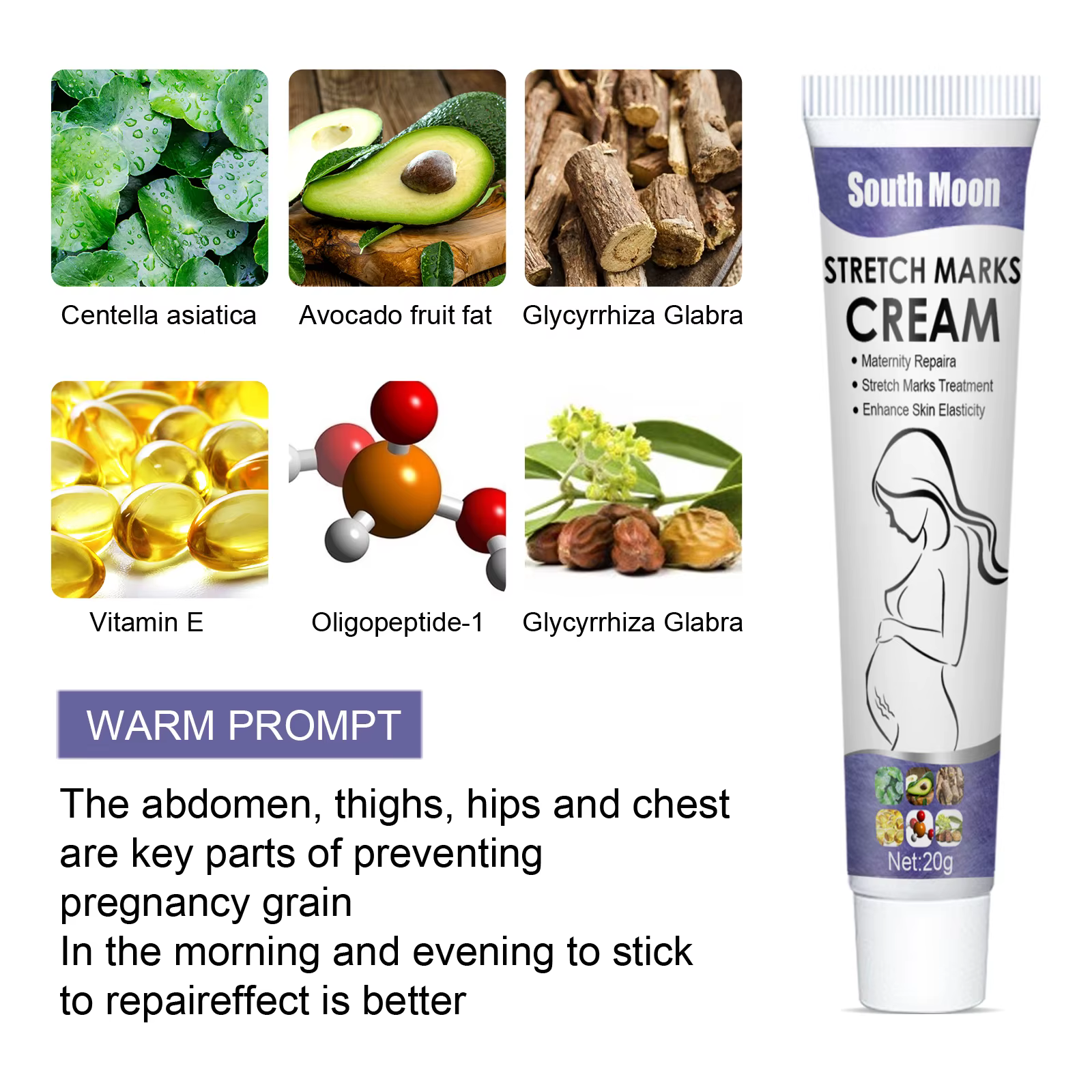 Crème anti-vergetures de grossesse