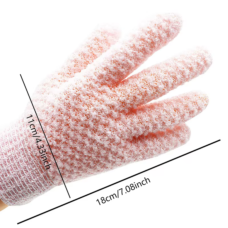 Gants de gIslande extensibles pour la douche et le bain