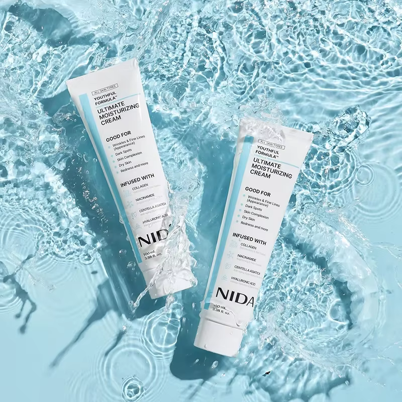 100mL crème hydratante ultime formule jeune collagène Niacinamide Centella Asiatica acide hyaluronique rides taches