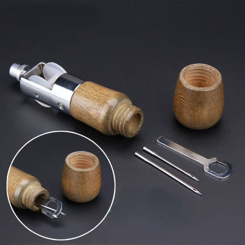 Machine à coudre à la main en cuir, bricolage, fil ciré, outil de couture, artisanat du cuir, bandes de ceinture, outils de cordonnier, couture à la main