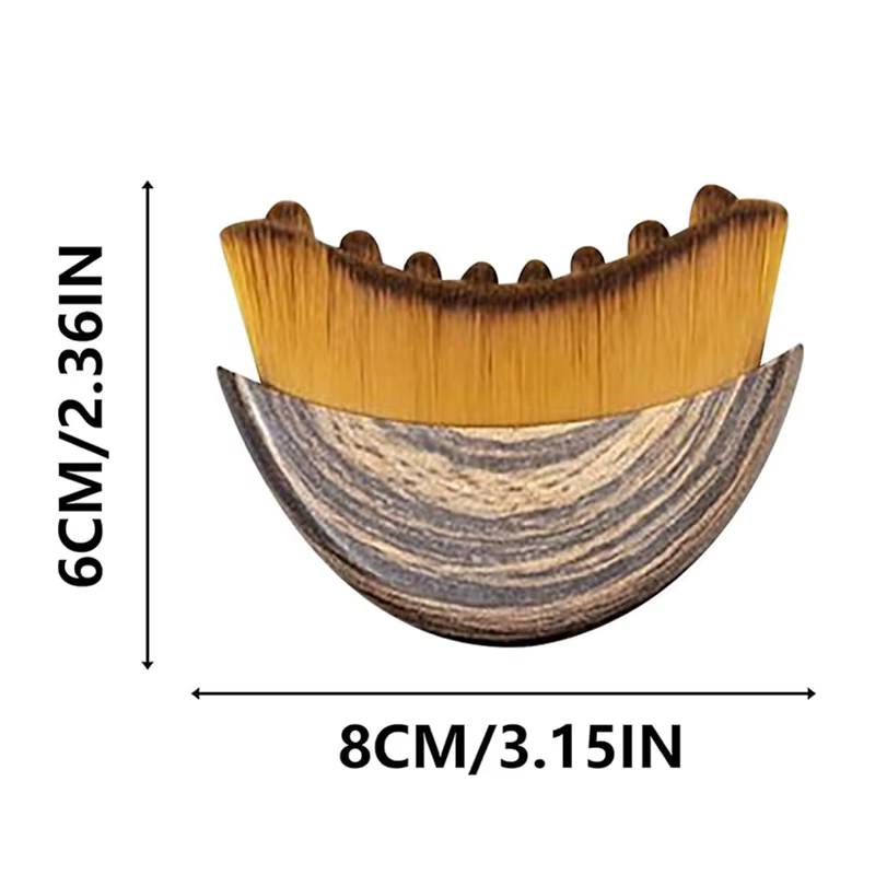 Brosse pour le visage à contour lymphatique