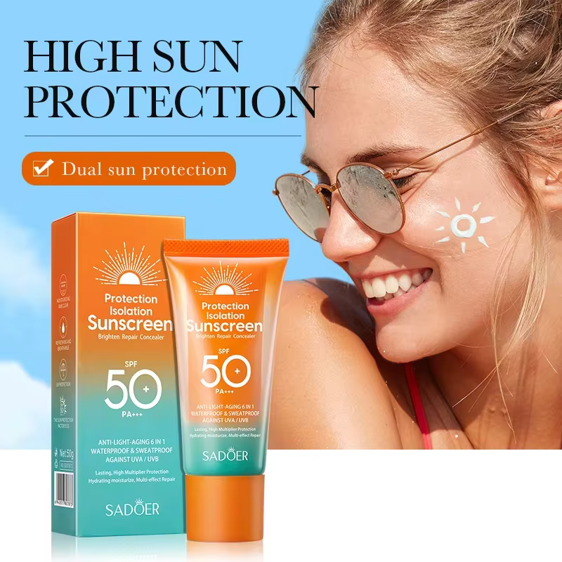 Crème solaire pour le visage et le corps