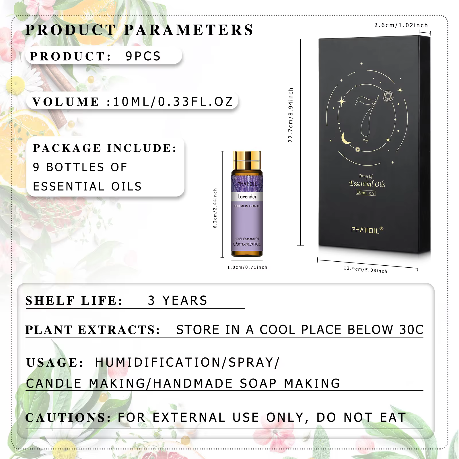 Phatoil-Coffret cadeau naturel pur
