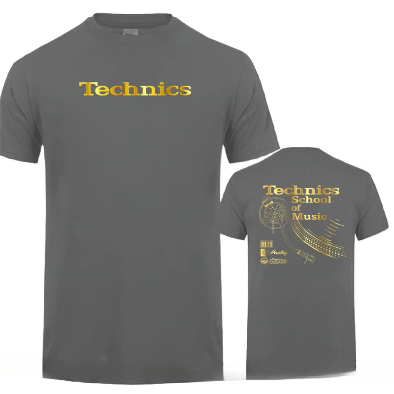 T-shirt rétro Tatooine pour DJ, T-shirt Play Technics School of Music, vêtements pour hommes, T-shirt vintage d'été pour DJ, mode musicale