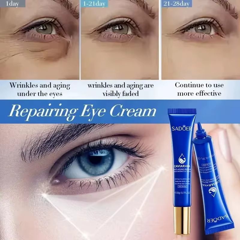 Crème anti-caviar pour les yeux