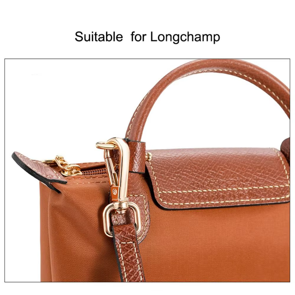 Accessoires de Transformation de sac à main pour Longchamp, sac à poignée courte, sans poinçon, bandoulière en cuir, boucle de Conversion