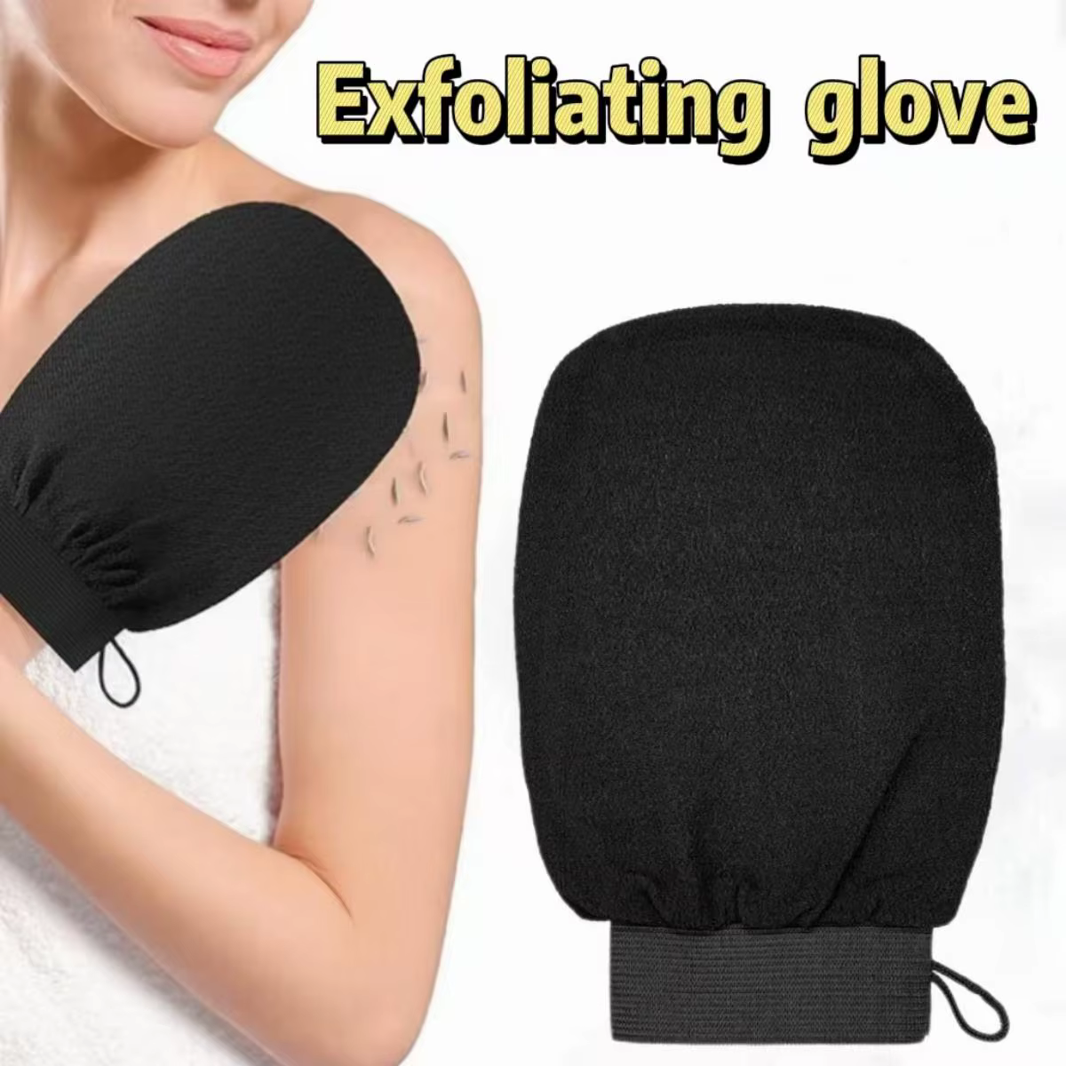 1 paire de gants de douche