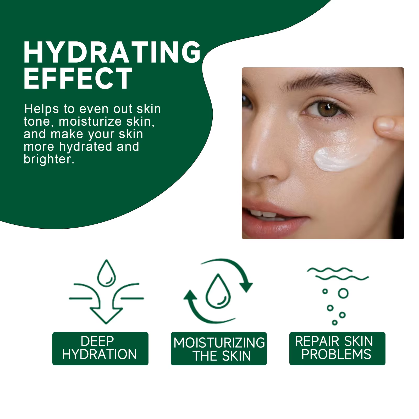 Crème pour le visage contre l'acné