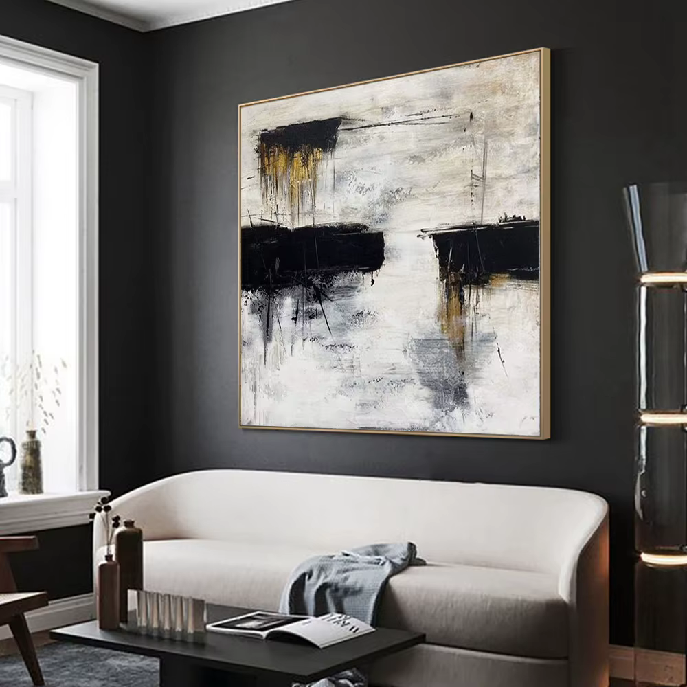 Peinture à l'huile personnalisée, portrait peint à la main, paysage abstrait, art mural, fleurs, peintures décoratives pour la maison et le bureau, sur mesure