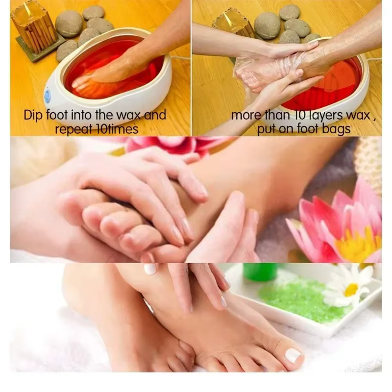 100 chaussettes jetables pour le soin des pieds - Masques hydratants