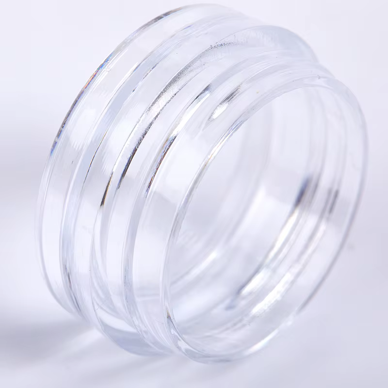 Mini pots cosmétiques transparents 5g pour échantillons de crème