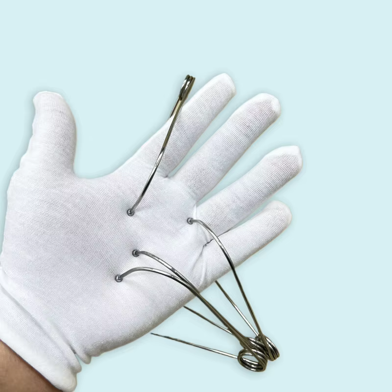 Pince de Massage en métal pour points d'acupuncture