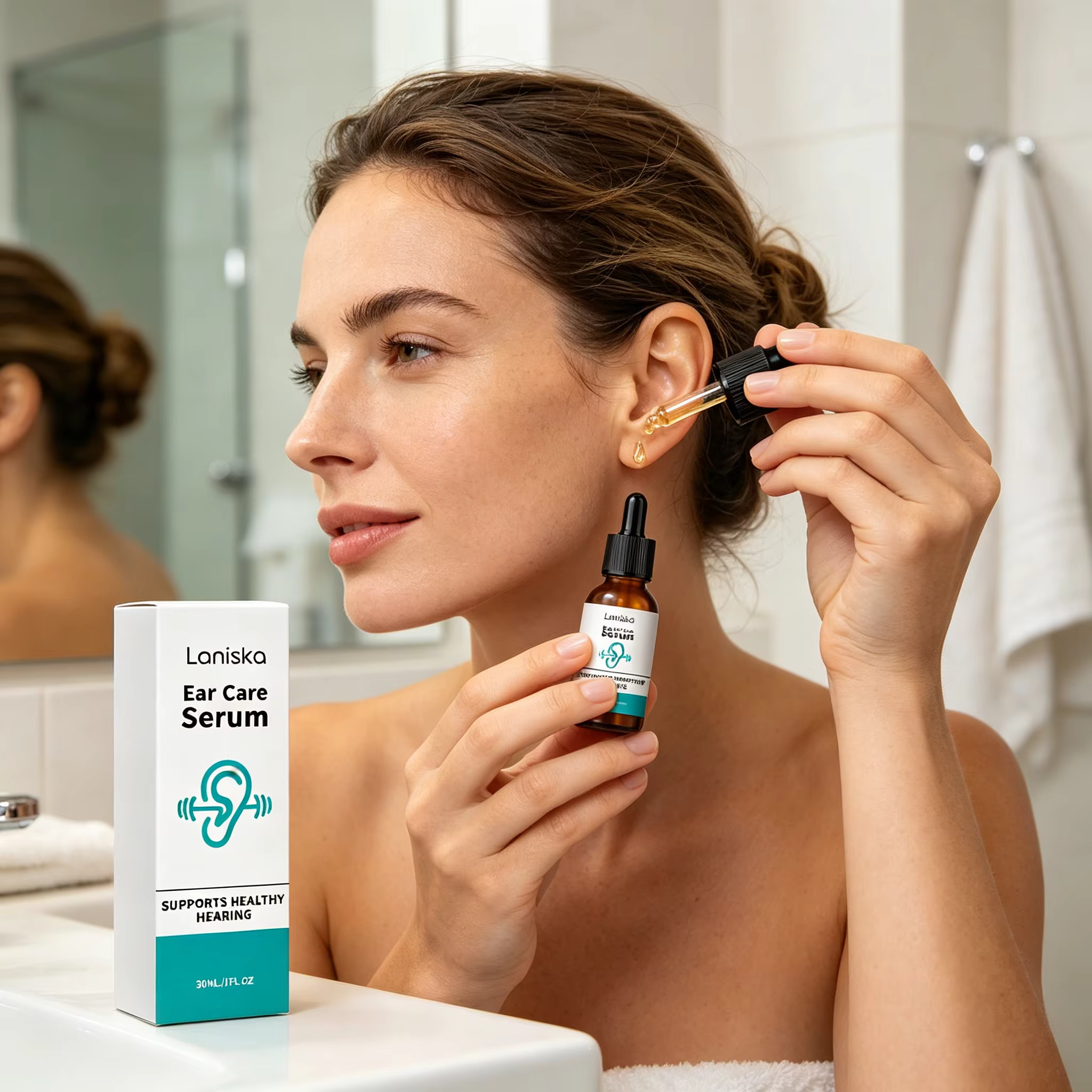 Essence de soin pour le massage du conduit auditif, nourrit en douceur et soulage l'inconfort auriculaire, non collante, gouttes auriculaires portables pour usage quotidien