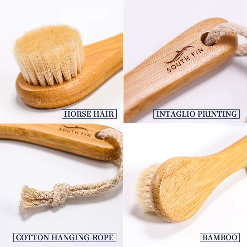 Brosse nettoyante pour le visage en bambou