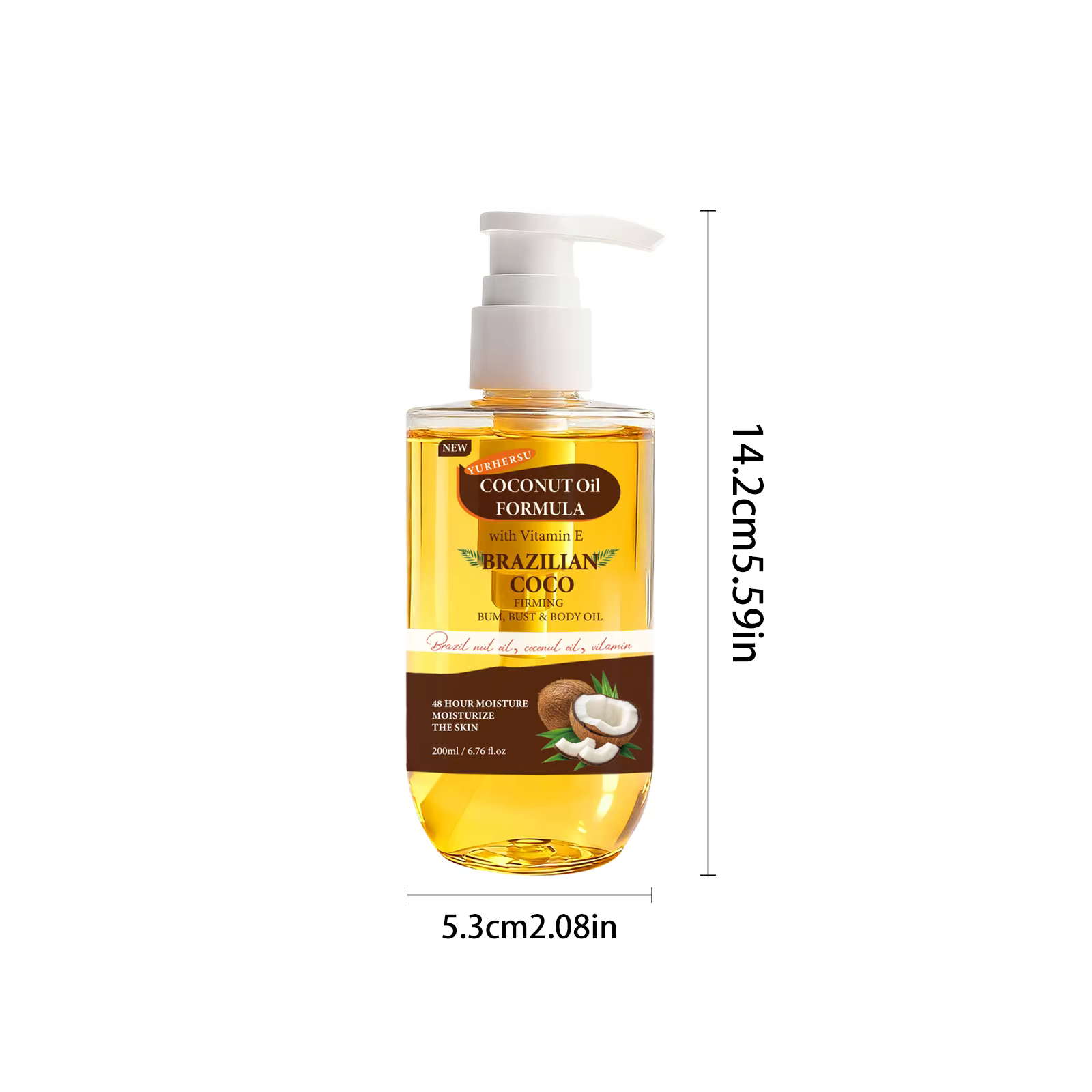 Huile de coco biologique pour la peau