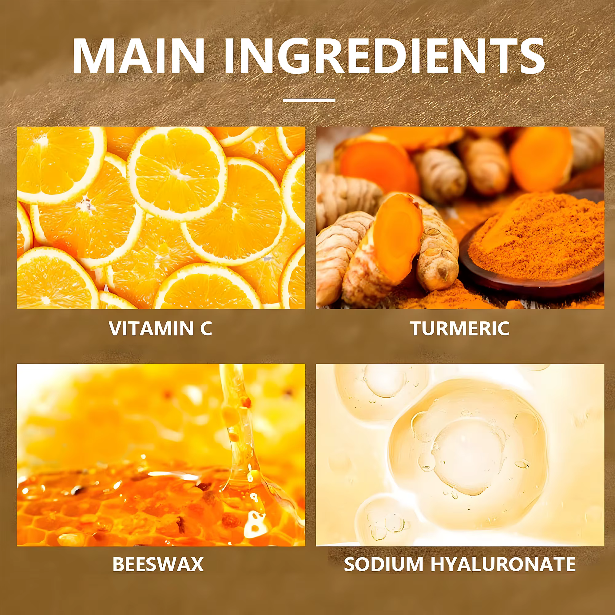 Masque pour les mains et les pieds au curcuma et à la vitamine C