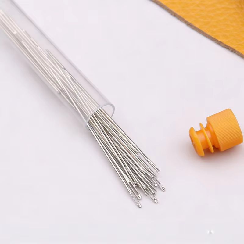 Kit de réparation de tissus d'ameublement, kit de couture robuste, outils de travail du cuir avec aiguilles à coudre à la main, outils d'ailoi et fils